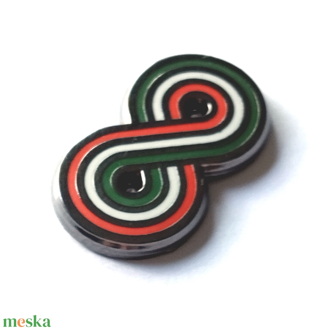 Kreatív fém kokárda - végtelen jel - ékszer - kitűző és bross - kitűző - Meska.hu Kreatív fém kokárda - végtelen jel - ékszer - kitűző és bross - kitűző - Meska.hu