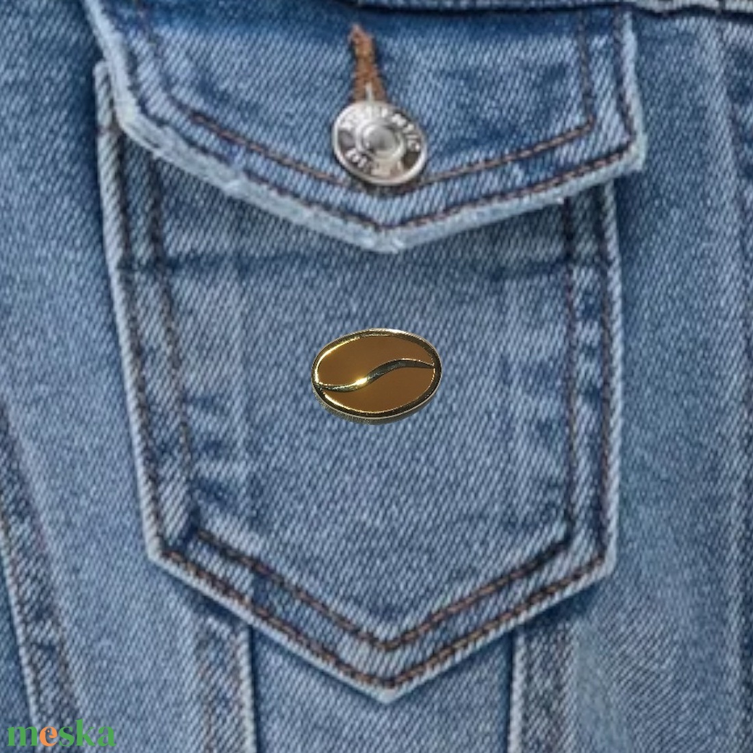 Kávébab kitűző - ékszer - kitűző és bross - kitűző - Meska.hu Kávébab kitűző - ékszer - kitűző és bross - kitűző - Meska.hu