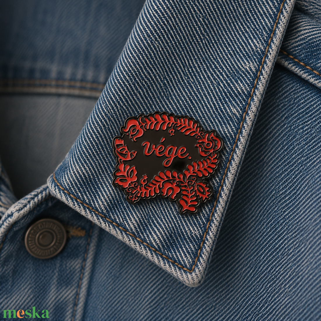 Magyar Népmesék féle Vége kitűző  - ékszer - kitűző és bross - Meska.hu