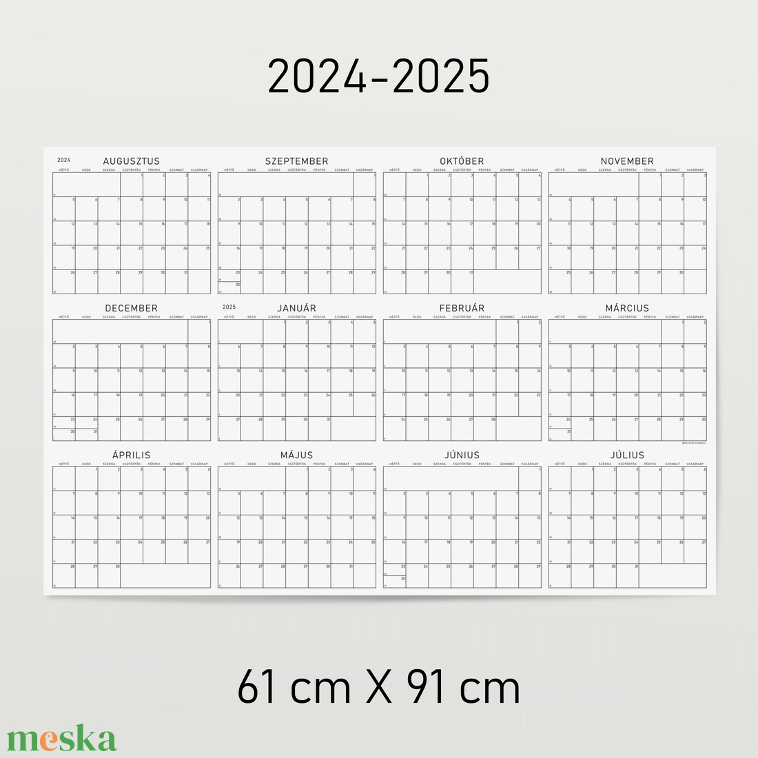 G R Á F éves poszternaptár / akadémiai év: 2024-2025 / nagyméretű évtervező / fali tervező naptár - otthon & életmód - papír, írószer - naptár & tervező - Meska.hu G R Á F éves poszternaptár / akadémiai év: 2024-2025 / nagyméretű évtervező / fali tervező naptár - otthon & életmód - papír, írószer - naptár & tervező - Meska.hu