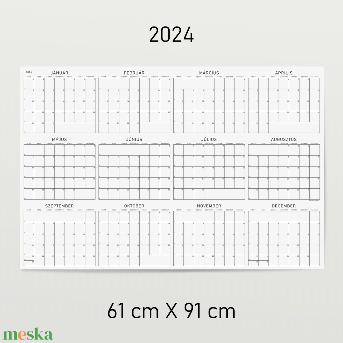 G R Á F éves poszternaptár / naptári év: 2024 / nagyméretű évtervező / fali tervező naptár - otthon & életmód - papír, írószer - naptár & tervező - Meska.hu G R Á F éves poszternaptár / naptári év: 2024 / nagyméretű évtervező / fali tervező naptár - otthon & életmód - papír, írószer - naptár & tervező - Meska.hu