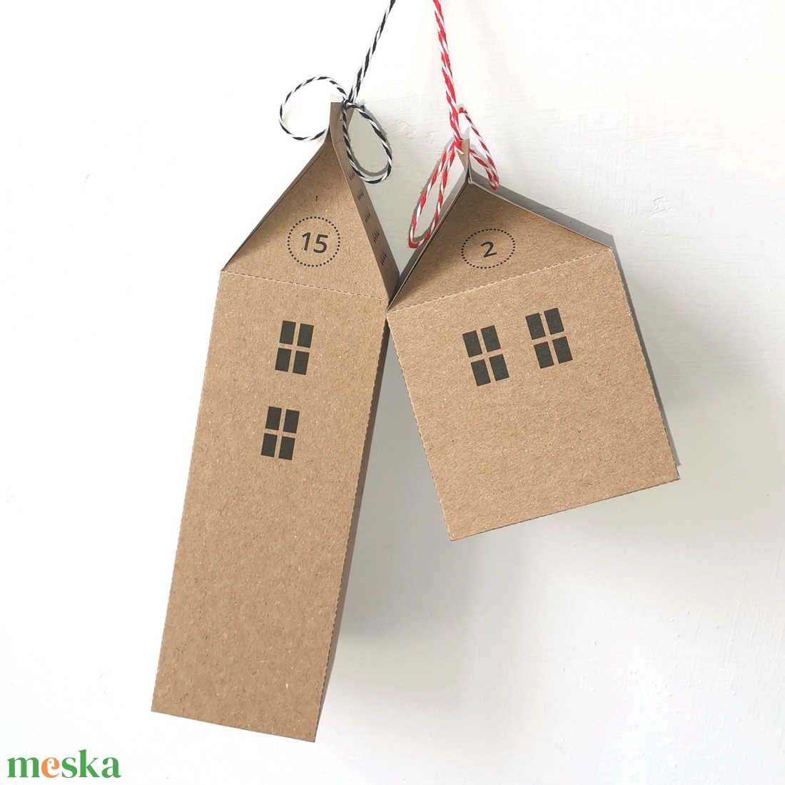 HÁZIKÓK adventi naptár / DIY készlet - karácsony - adventi díszek - adventi naptár - Meska.hu