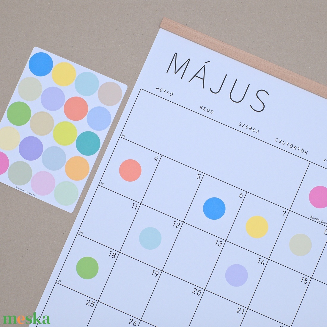 GRÁF havi tervező / óriás poszternaptár - otthon & életmód - papír, írószer - naptár & tervező - Meska.hu