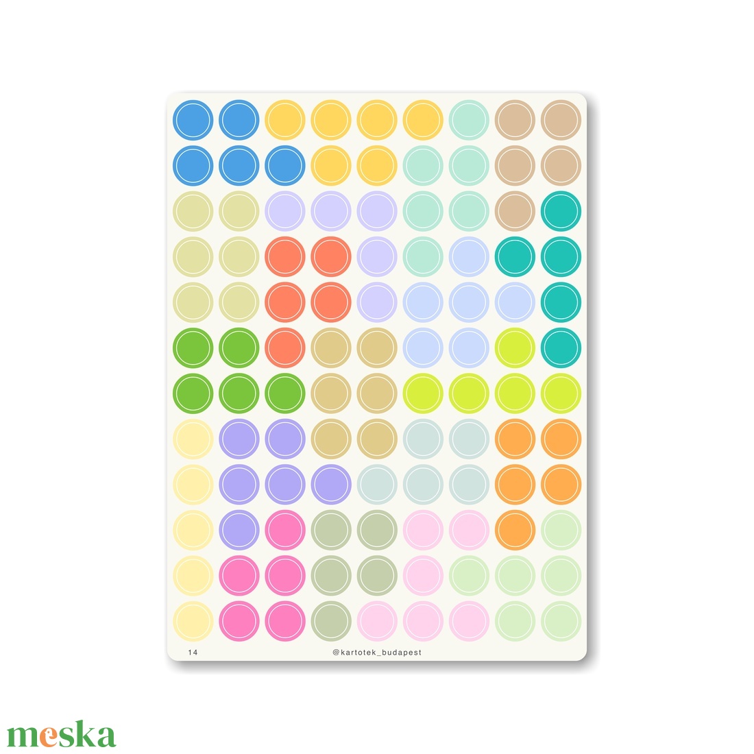 PONT 14 / matricák - otthon & életmód - papír, írószer - matrica, matrica csomag - Meska.hu