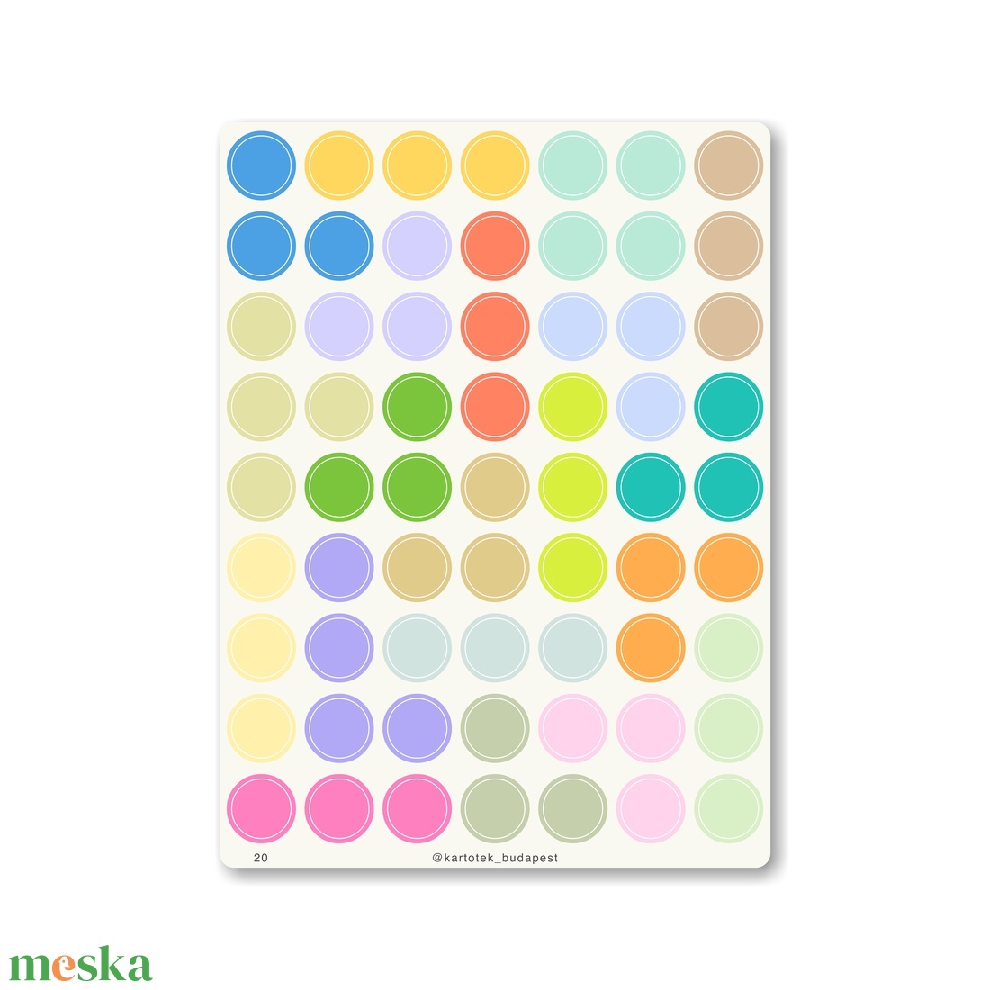 PONT 20 / matricák - otthon & életmód - papír, írószer - matrica, matrica csomag - Meska.hu