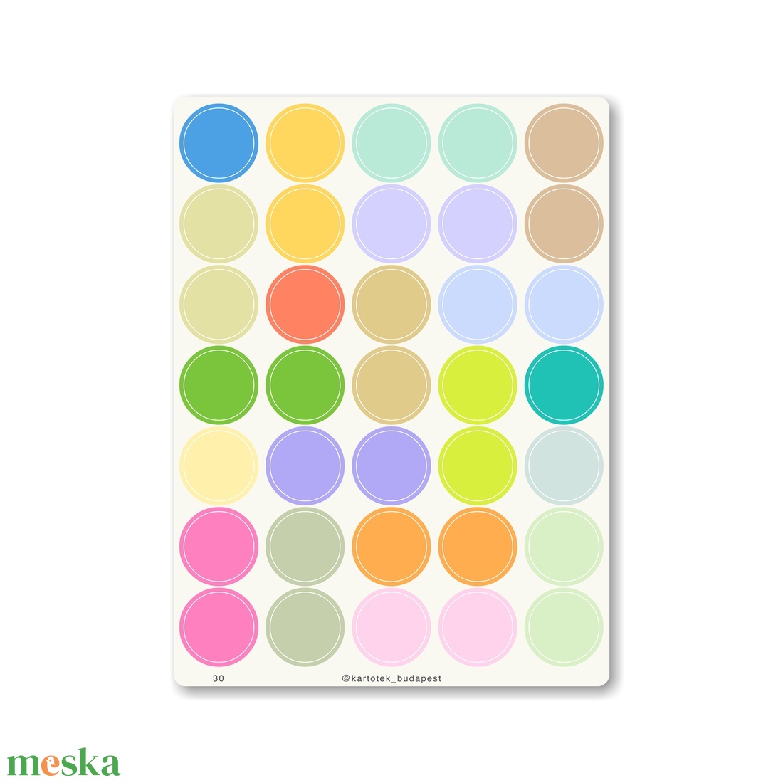 PONT 30 / matricák - otthon & életmód - papír, írószer - matrica, matrica csomag - Meska.hu