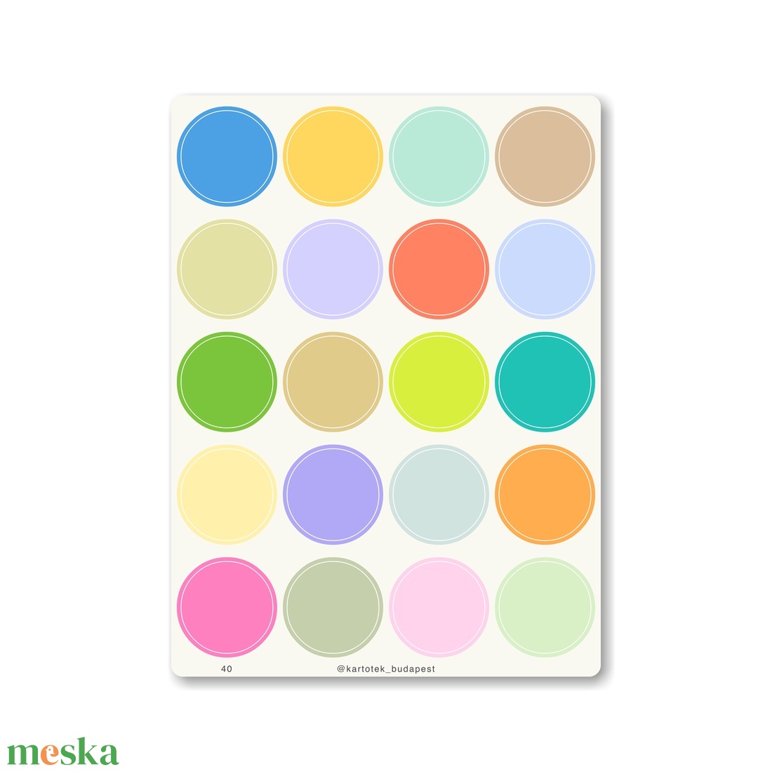 PONT 40 / matricák - otthon & életmód - papír, írószer - matrica, matrica csomag - Meska.hu