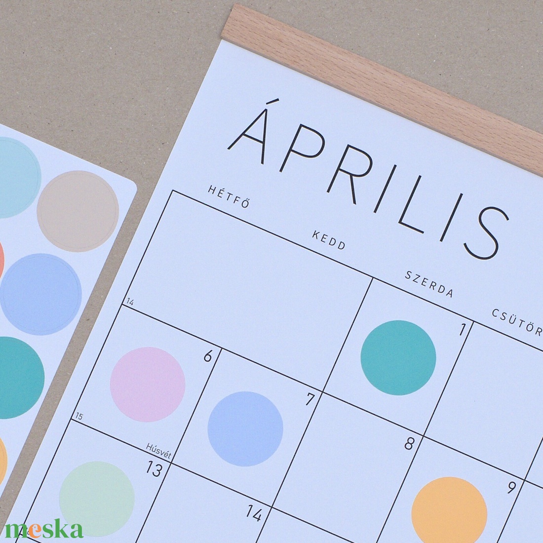 GRÁF havi tervező / nagyméretű poszternaptár - otthon & életmód - papír, írószer - naptár & tervező - Meska.hu