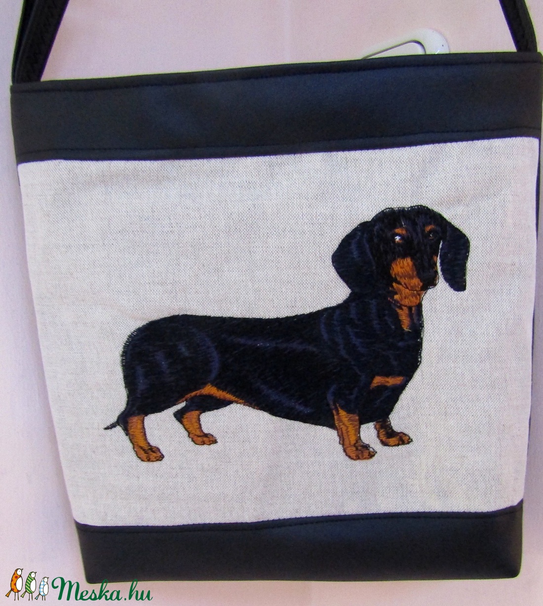 Hímzett táska - táska & tok - kézitáska & válltáska - vállon átvethető táska - Meska.hu