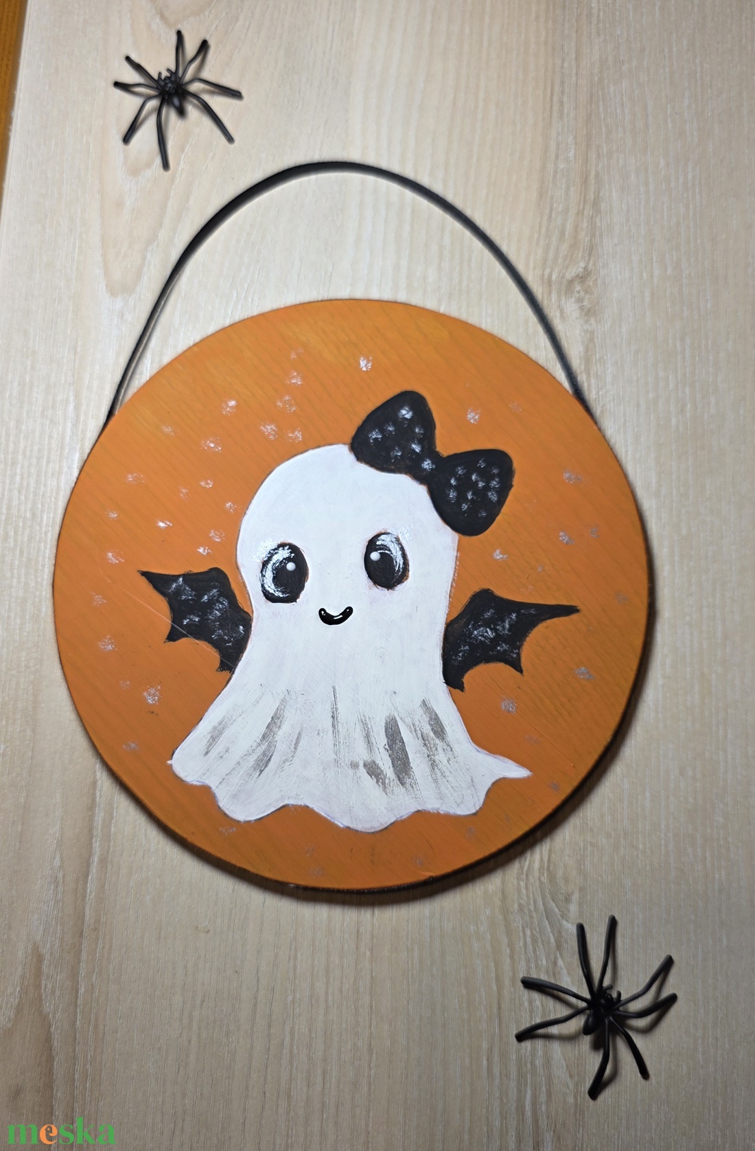 Kézzel festett Szellem tábla újrahasznosított fa alapra - otthon & életmód - dekoráció - halloween - halloweeni dekoráció - Meska.hu Kézzel festett Szellem tábla újrahasznosított fa alapra - otthon & életmód - dekoráció - halloween - halloweeni dekoráció - Meska.hu