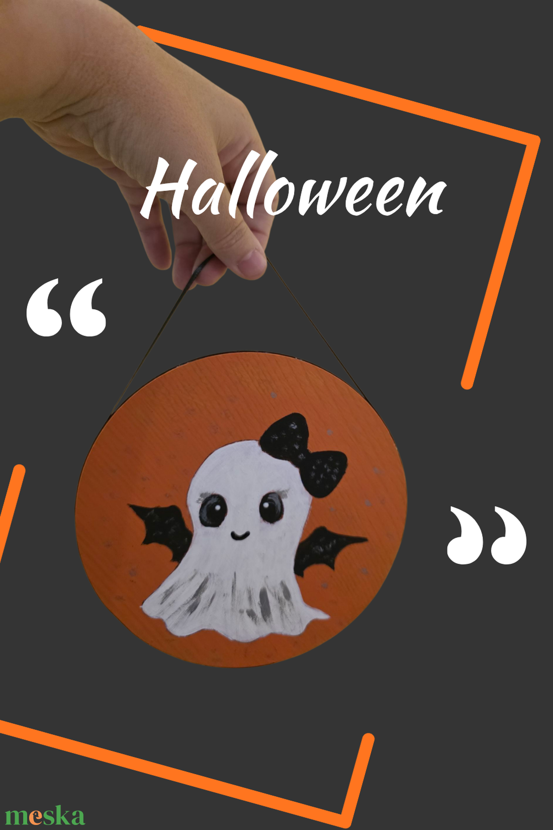 Kézzel festett Szellem tábla újrahasznosított fa alapra - otthon & életmód - dekoráció - halloween - halloweeni dekoráció - Meska.hu Kézzel festett Szellem tábla újrahasznosított fa alapra - otthon & életmód - dekoráció - halloween - halloweeni dekoráció - Meska.hu