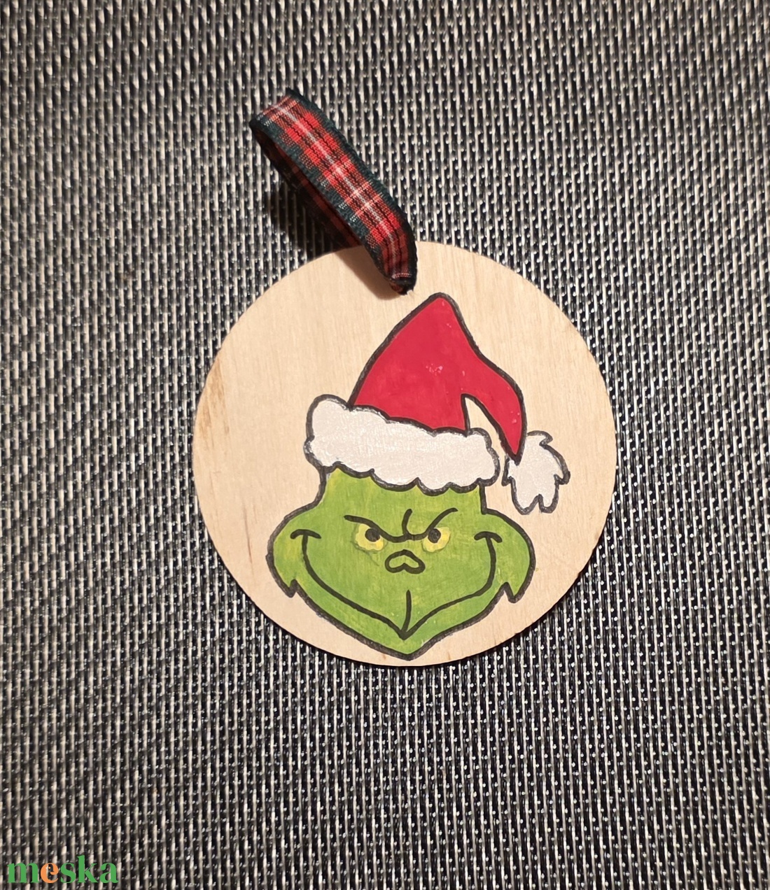 Karácsonyfa dísz, kézzel festve, grincs, télapó, hóember, rénszarvas, mézeskalács - karácsony - karácsonyi lakásdekoráció - karácsonyfadíszek - Meska.hu