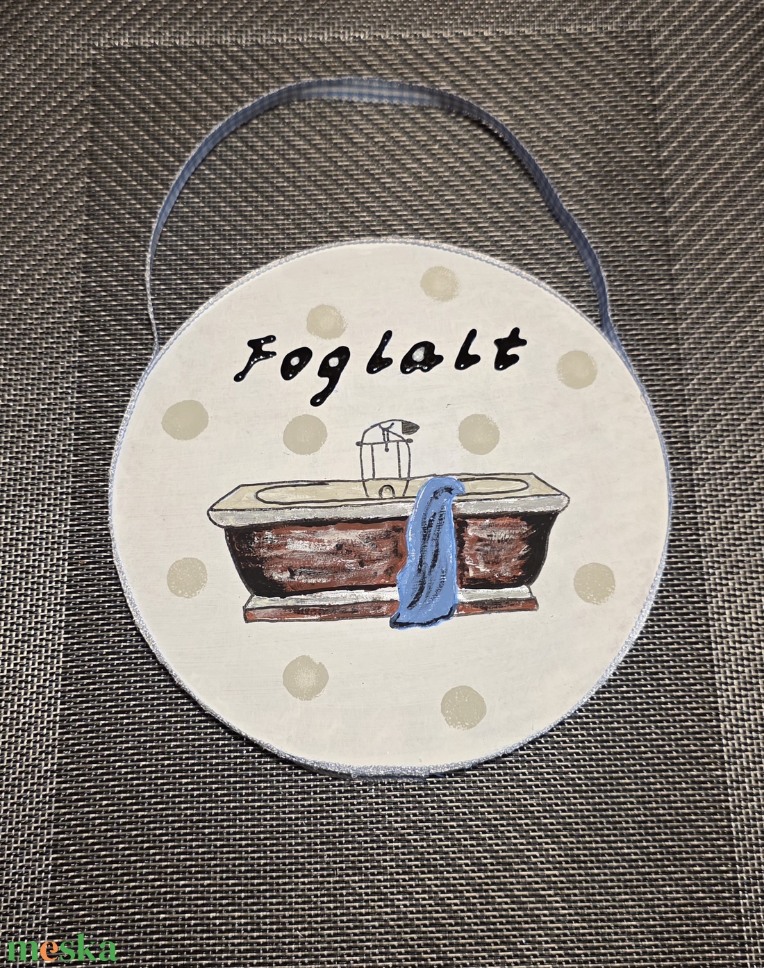 Kézzel festett, kétoldalas tábla,  3D felirat falusi szállásokba, nyaralóba, vendégházba, airbnb-be, lakád-és házavatóra - otthon & életmód - dekoráció - ajtó- és ablak dekoráció - ajtótábla - Meska.hu