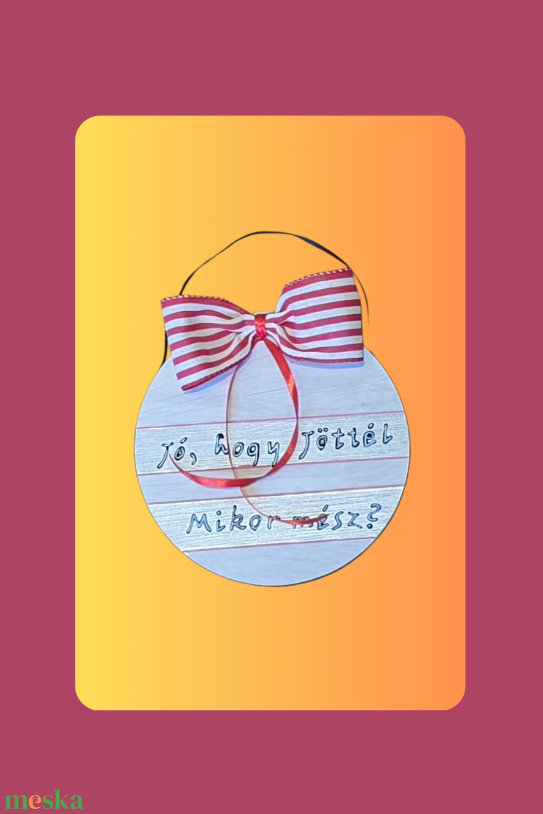 Vicces kézzel festett, újrahasznosított parketta-tábla házavatóra, nevnapra, szülinapra  - otthon & életmód - dekoráció - kép & falikép - fából készült kép - Meska.hu