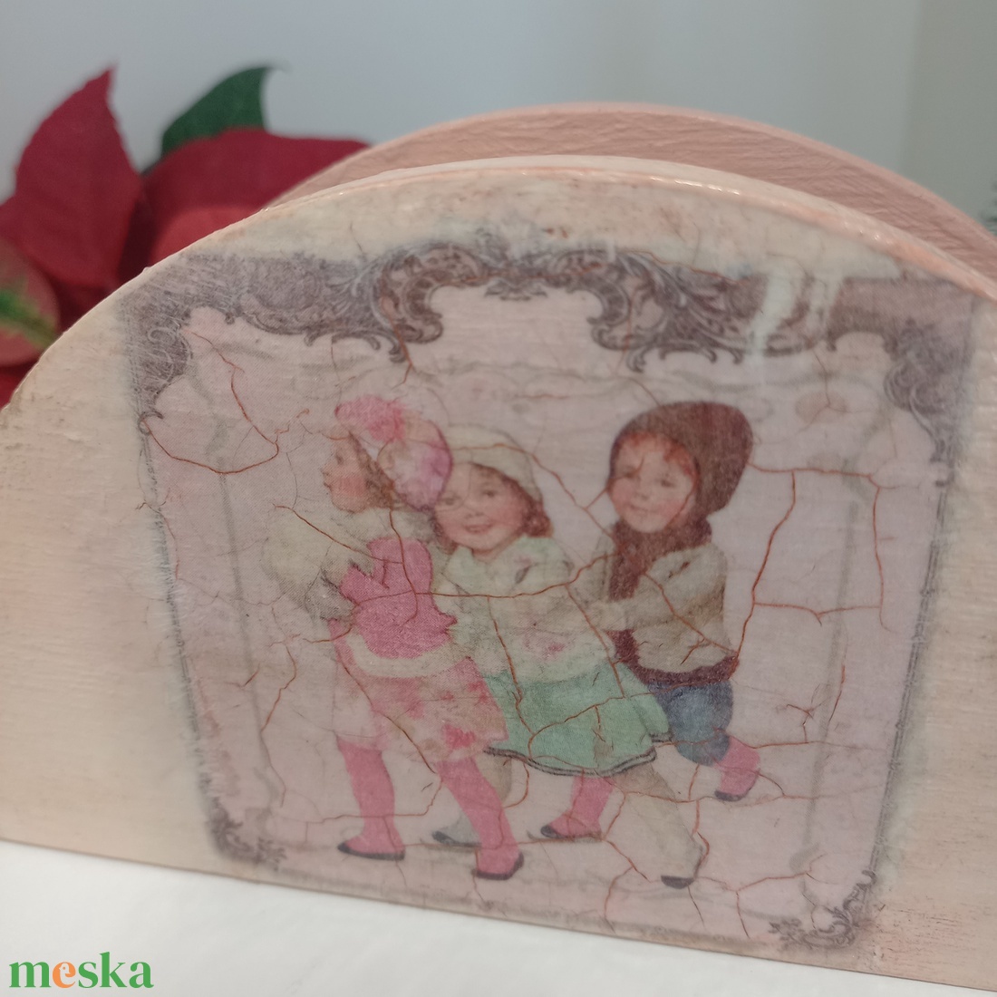 Antikolt karácsonyi szalvétatartó - karácsony - karácsonyi lakásdekoráció - ünnepi asztaldekoráció - Meska.hu Antikolt karácsonyi szalvétatartó - karácsony - karácsonyi lakásdekoráció - ünnepi asztaldekoráció - Meska.hu