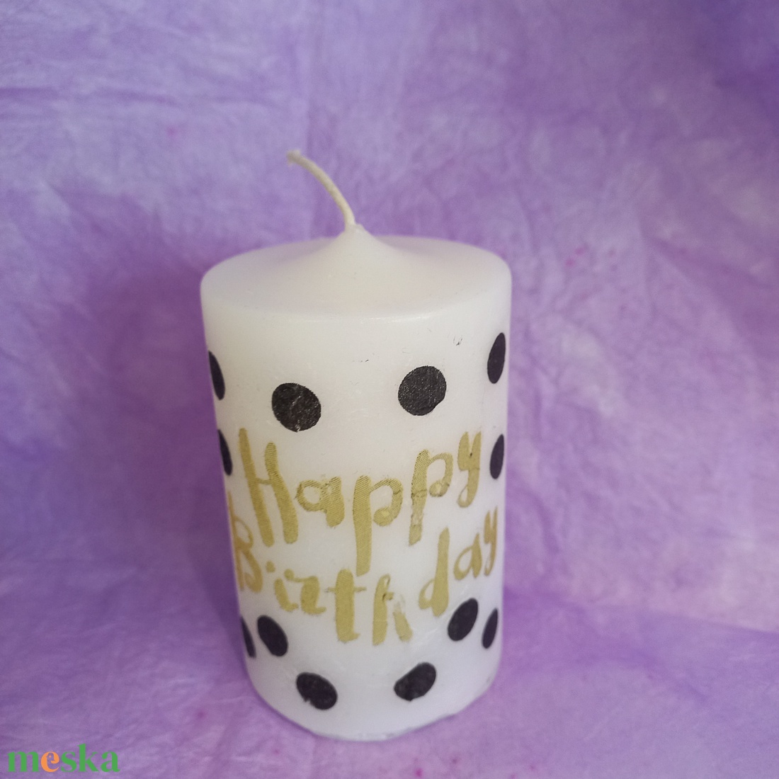 Happy birthday hengergyertya - otthon & életmód - gyertya, illat, aroma - gyertya - Meska.hu Happy birthday hengergyertya - otthon & életmód - gyertya, illat, aroma - gyertya - Meska.hu