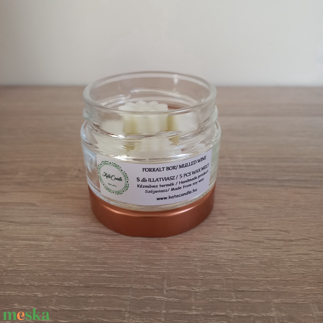 Forralt bor illatviasz - otthon & életmód - gyertya, illat, aroma - illatviasz - Meska.hu