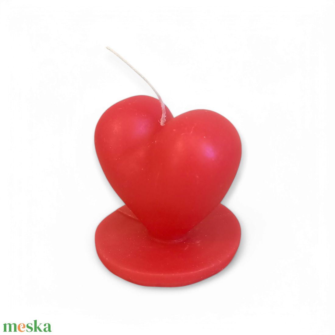 Talpas szív gyertya - otthon & életmód - gyertya, illat, aroma - gyertya - Meska.hu