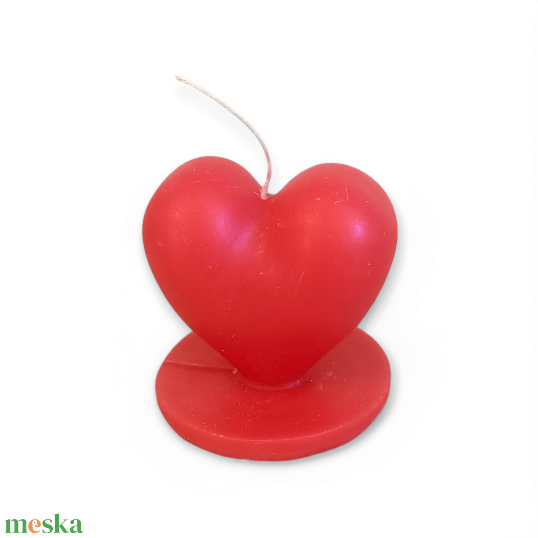 Talpas szív gyertya - otthon & életmód - gyertya, illat, aroma - gyertya - Meska.hu
