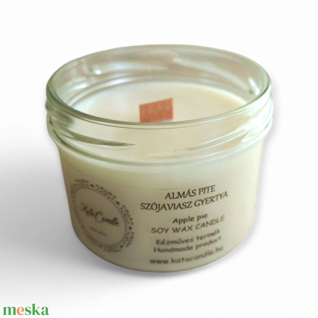 Almás pite szójaviasz illatgyertya - karácsony - karácsonyi lakásdekoráció - karácsonyi illatgyertya, mécses - Meska.hu Almás pite szójaviasz illatgyertya - karácsony - karácsonyi lakásdekoráció - karácsonyi illatgyertya, mécses - Meska.hu