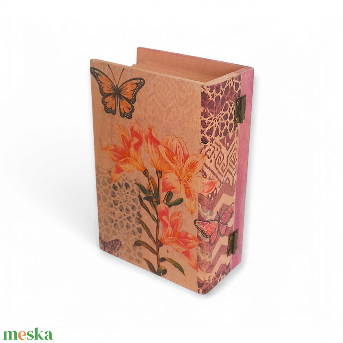 Pillangós könyv formájú fadoboz - otthon & életmód - dekoráció - asztal és polc dekoráció - díszdoboz - Meska.hu Pillangós könyv formájú fadoboz - otthon & életmód - dekoráció - asztal és polc dekoráció - díszdoboz - Meska.hu