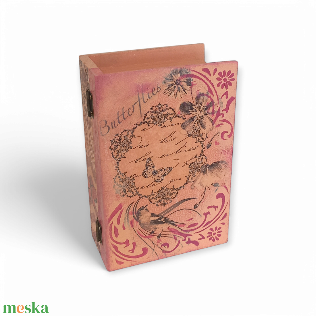Pillangós könyv formájú fadoboz - otthon & életmód - dekoráció - asztal és polc dekoráció - díszdoboz - Meska.hu Pillangós könyv formájú fadoboz - otthon & életmód - dekoráció - asztal és polc dekoráció - díszdoboz - Meska.hu