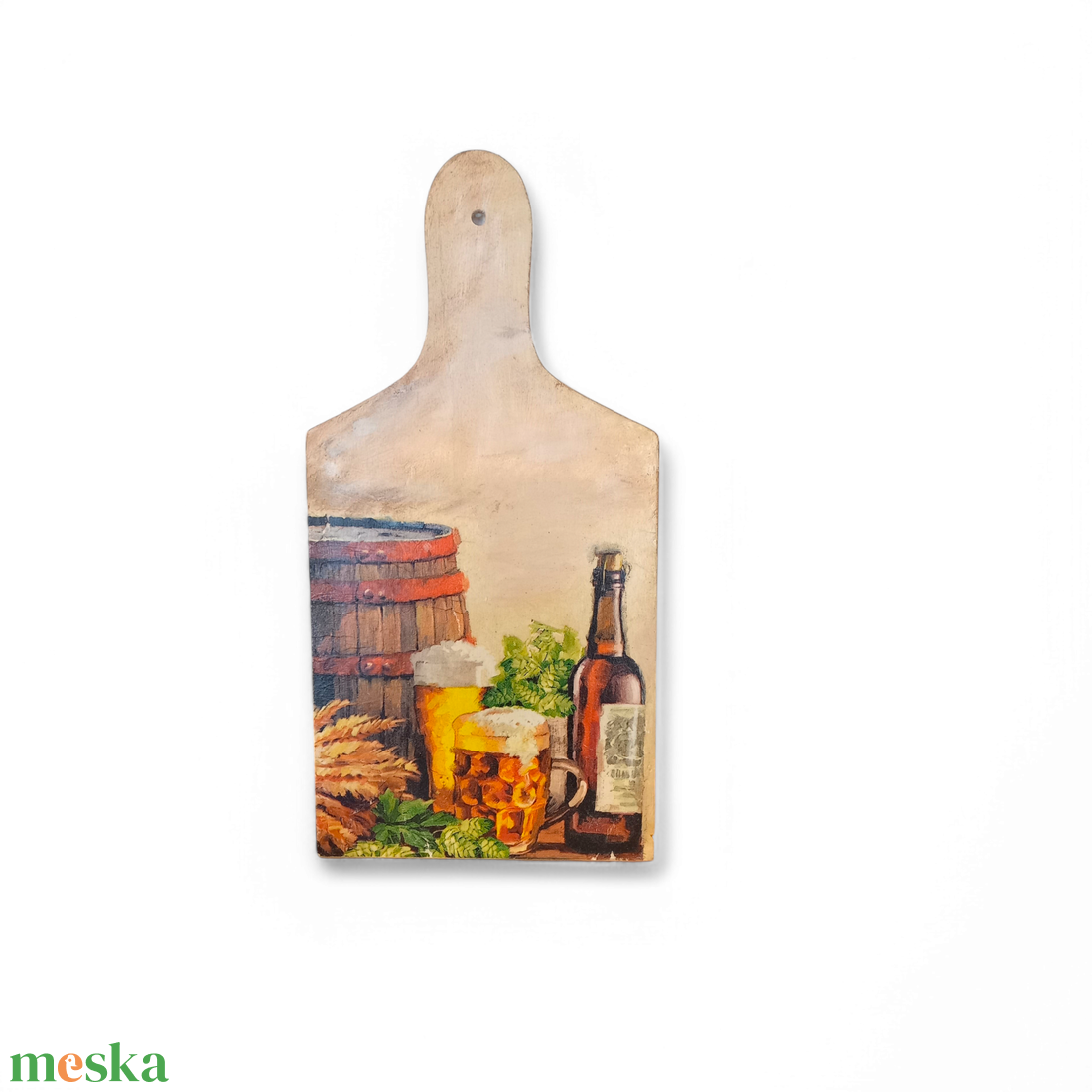 Sörös vágódeszka - otthon & életmód - konyhafelszerelés, tálalás - konyhai dekoráció - konyhai dísz - Meska.hu
