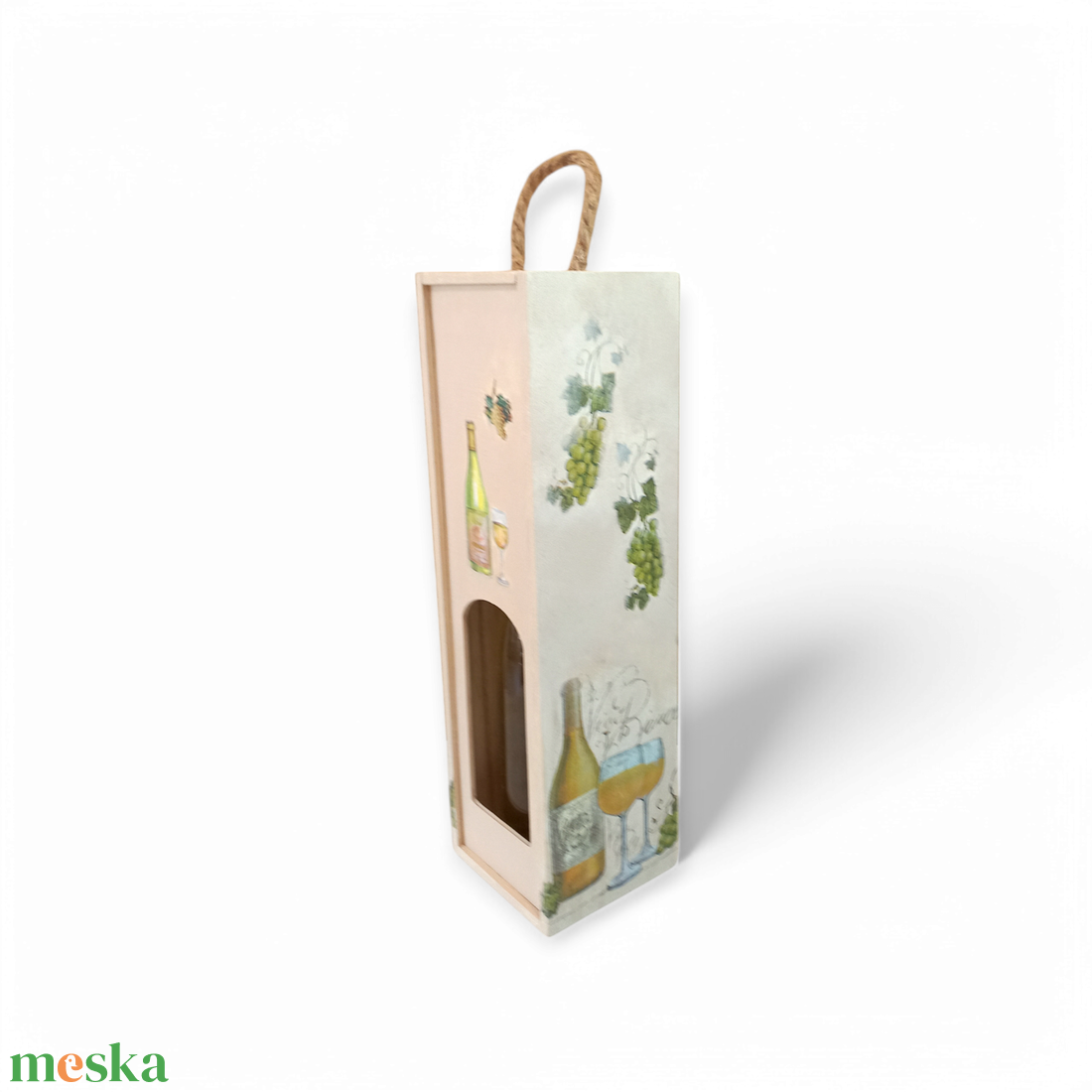 Fehérboros bortartó fadoboz - otthon & életmód - konyhafelszerelés, tálalás - italos kellékek - boros díszdoboz - Meska.hu Fehérboros bortartó fadoboz - otthon & életmód - konyhafelszerelés, tálalás - italos kellékek - boros díszdoboz - Meska.hu