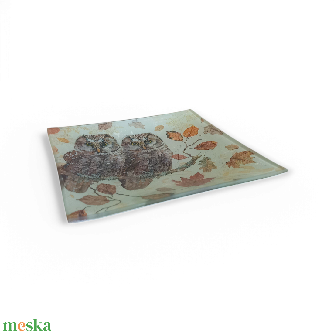 Bagoly üvegtál - otthon & életmód - dekoráció - asztal és polc dekoráció - dekorációs tál, tartó - Meska.hu Bagoly üvegtál - otthon & életmód - dekoráció - asztal és polc dekoráció - dekorációs tál, tartó - Meska.hu