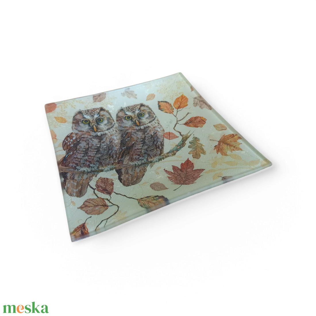 Bagoly üvegtál - otthon & életmód - dekoráció - asztal és polc dekoráció - dekorációs tál, tartó - Meska.hu Bagoly üvegtál - otthon & életmód - dekoráció - asztal és polc dekoráció - dekorációs tál, tartó - Meska.hu