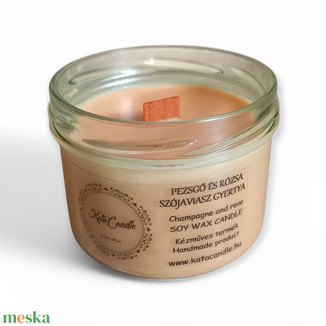 Pezsgő és rózsa szójaviasz illatgyertya - otthon & életmód - gyertya, illat, aroma - gyertya - Meska.hu Pezsgő és rózsa szójaviasz illatgyertya - otthon & életmód - gyertya, illat, aroma - gyertya - Meska.hu