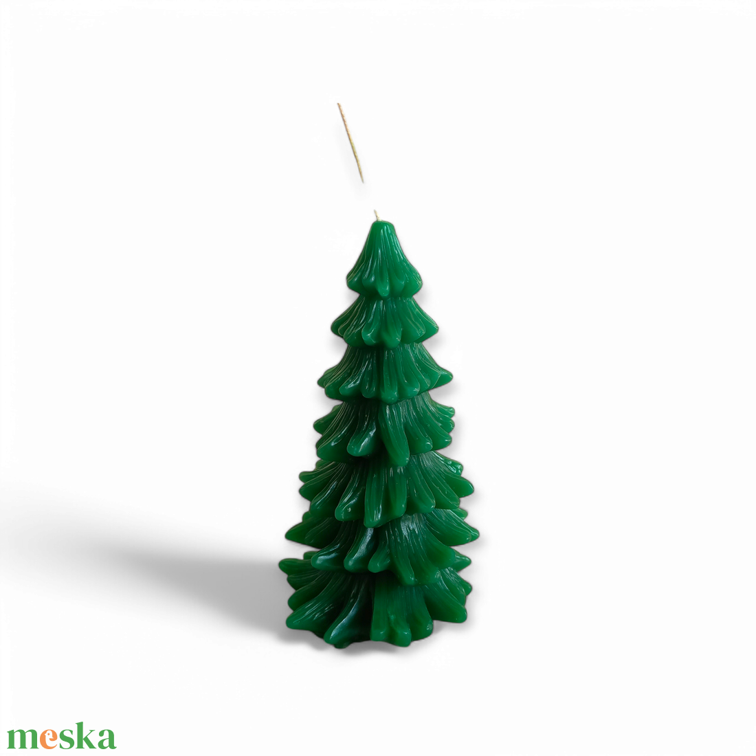 Fenyőfa gyertya, vastagabbágú - karácsony - karácsonyi lakásdekoráció - karácsonyi illatgyertya, mécses - Meska.hu