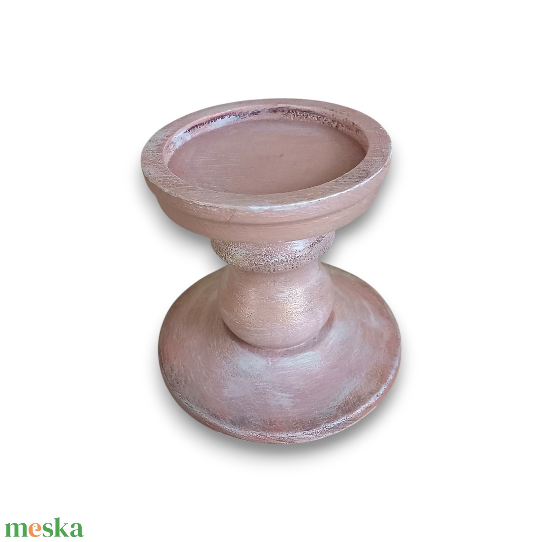 Antikolt gyertyatartó - karácsony - karácsonyi lakásdekoráció - ünnepi asztaldekoráció - Meska.hu