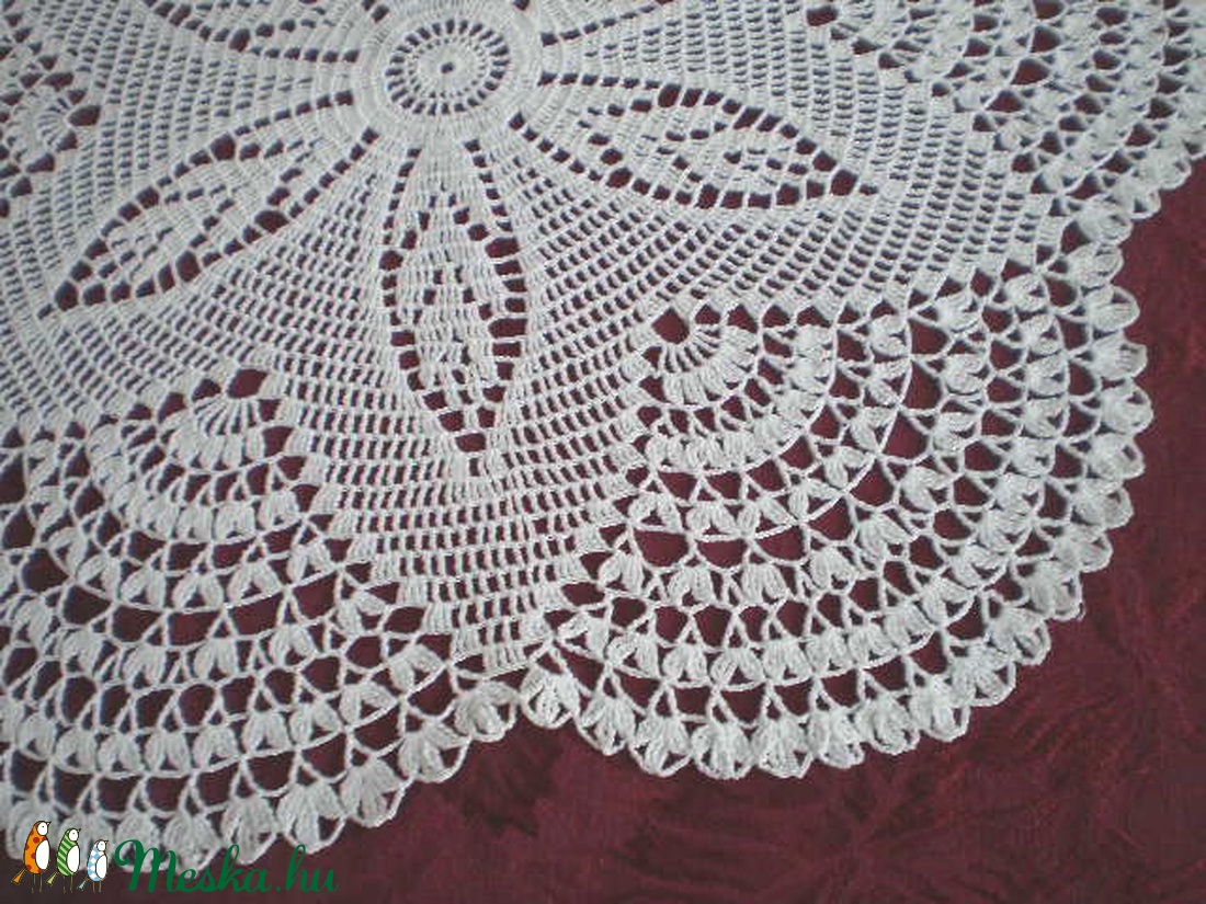 Horgolt terítő 50 cm átmérőjű -  - Meska.hu
