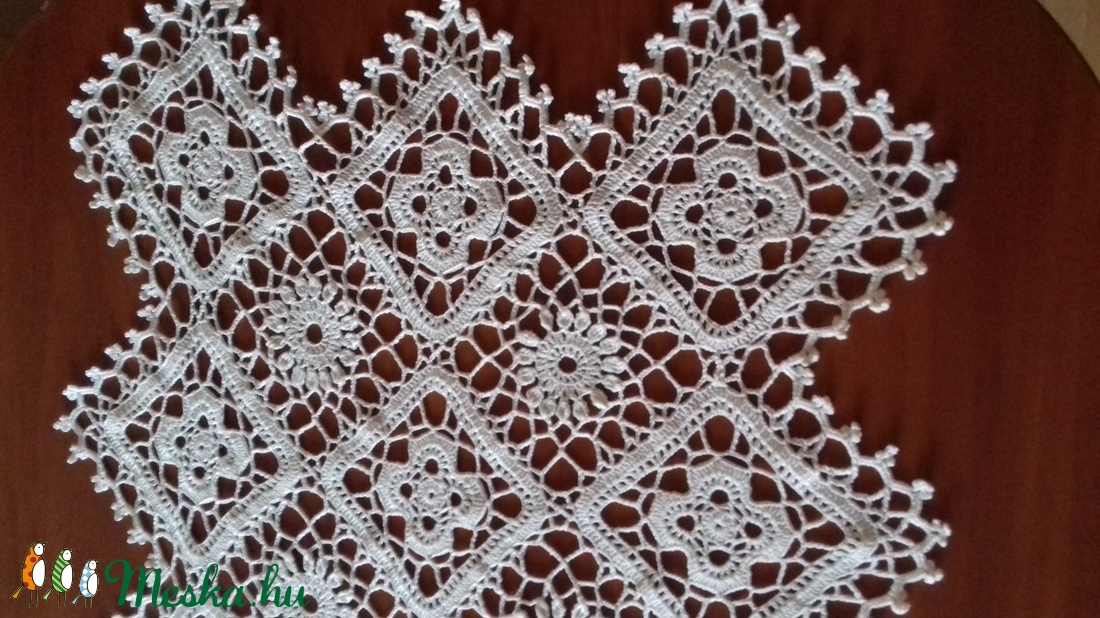 Horgolt terítő 105X55 cm - otthon & életmód - dekoráció - Meska.hu
