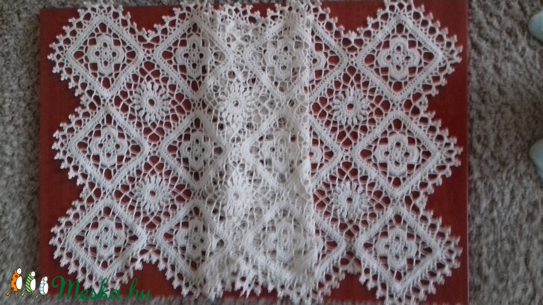 Horgolt terítő 112X50 cm - otthon & életmód - dekoráció - Meska.hu