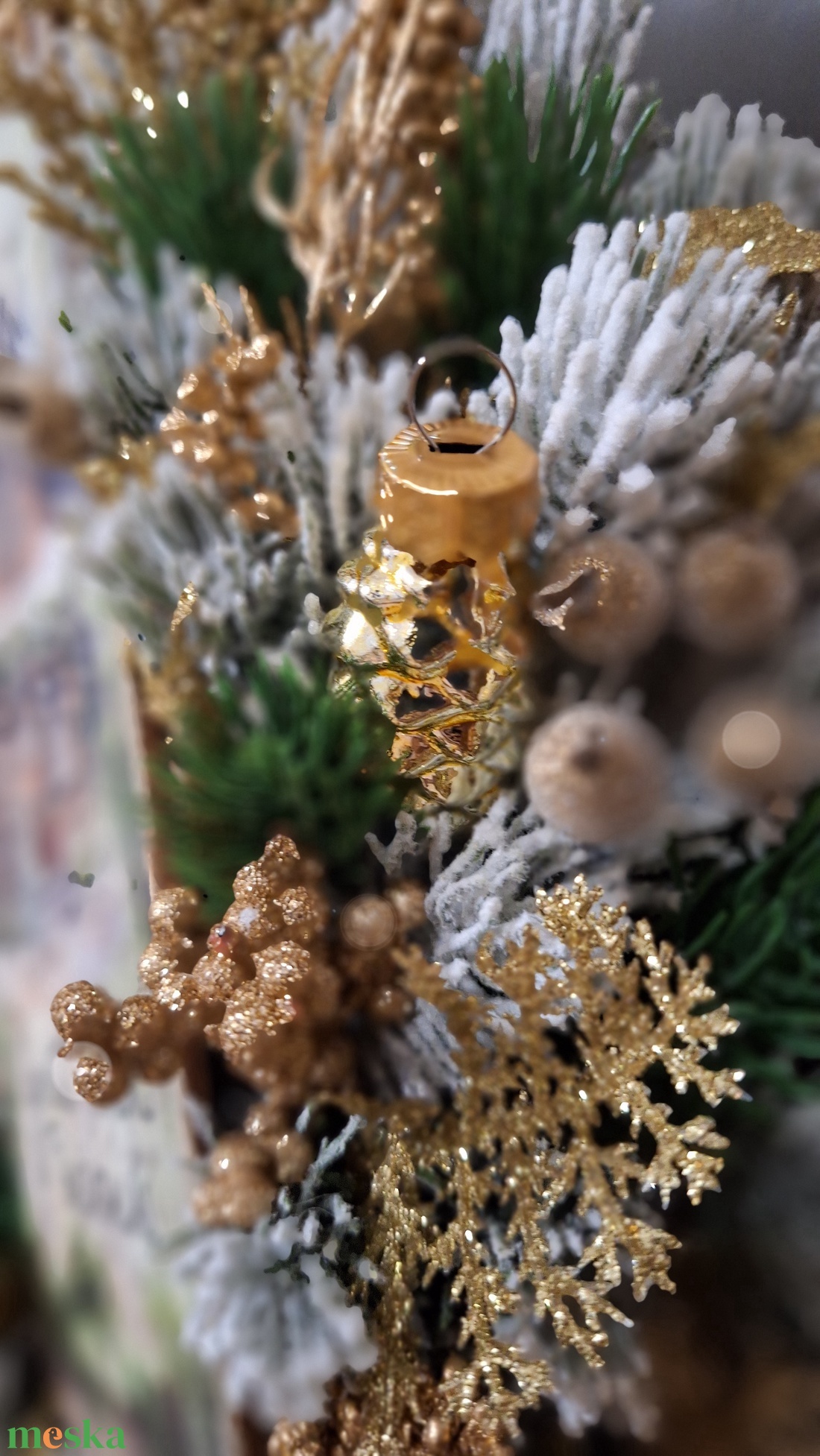 Karácsonyi ajtódísz � A szeretet körbeér - karácsony - adventi díszek - adventi ajtódísz - Meska.hu