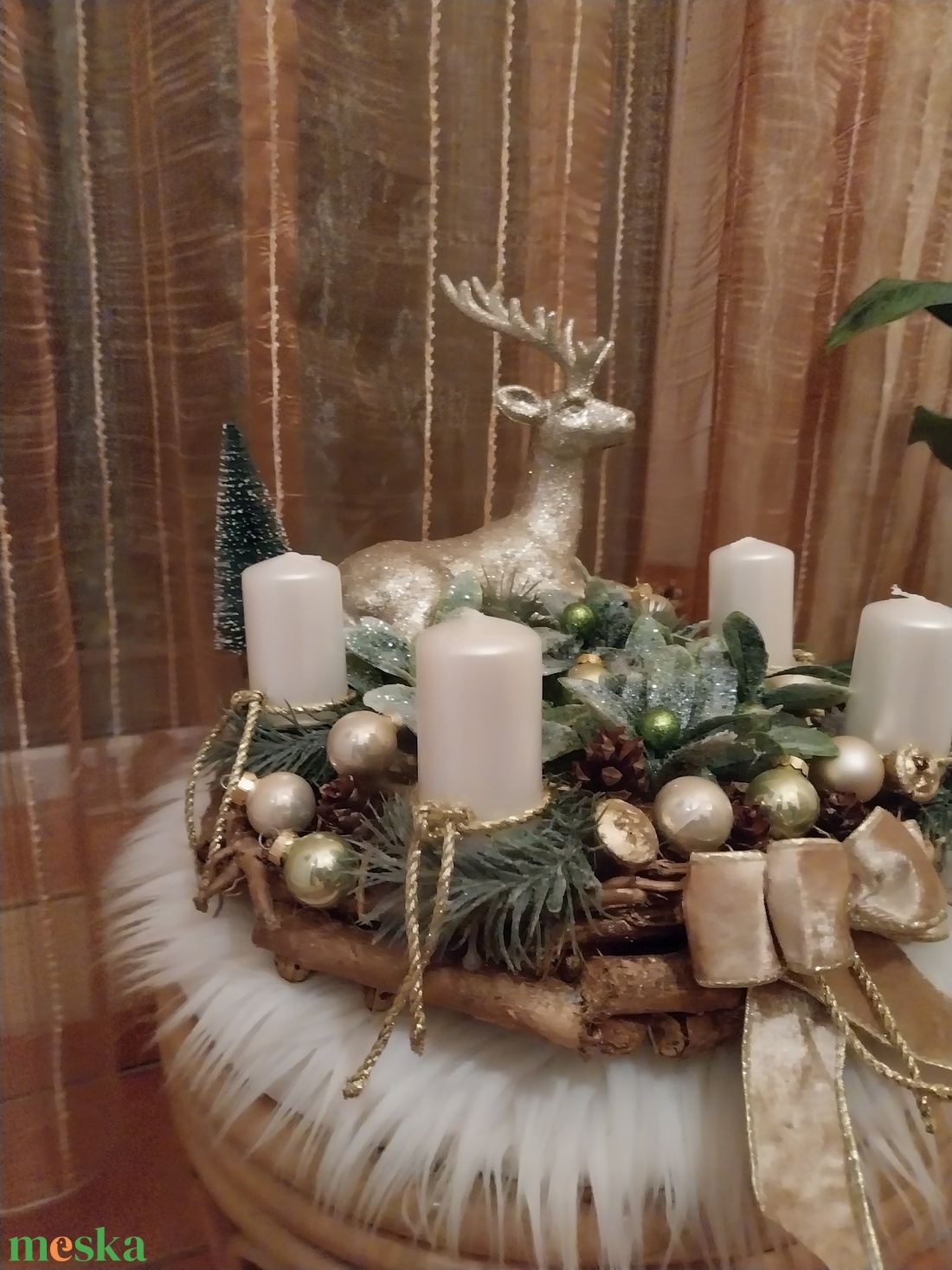 Adventi asztaldsz - karácsony - adventi díszek - adventi asztaldísz - Meska.hu Adventi asztaldsz - karácsony - adventi díszek - adventi asztaldísz - Meska.hu