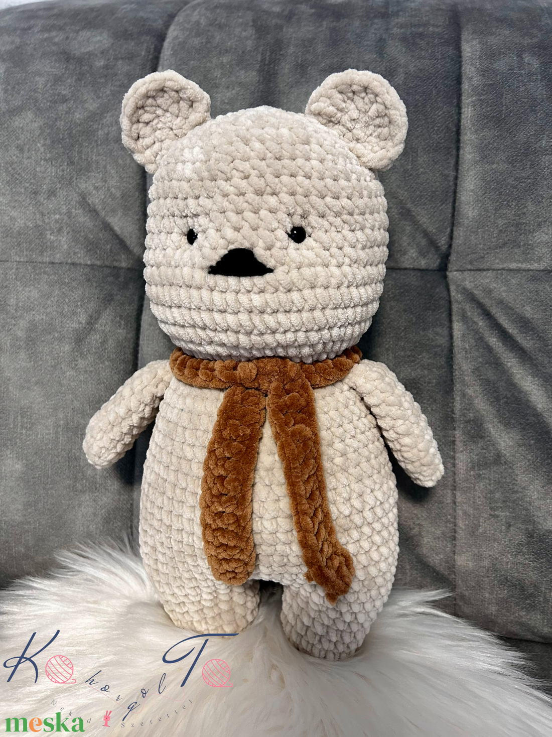33 cm-es amigurumi horgolt maci - játék & sport - plüssállat & játékfigura - maci - Meska.hu 33 cm-es amigurumi horgolt maci - játék & sport - plüssállat & játékfigura - maci - Meska.hu