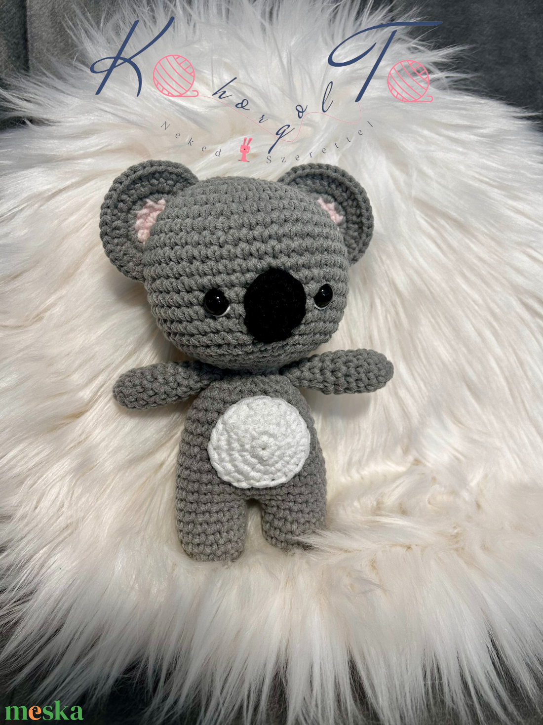 Horgolt amigurumi koala - játék & sport - plüssállat & játékfigura - maci - Meska.hu Horgolt amigurumi koala - játék & sport - plüssállat & játékfigura - maci - Meska.hu