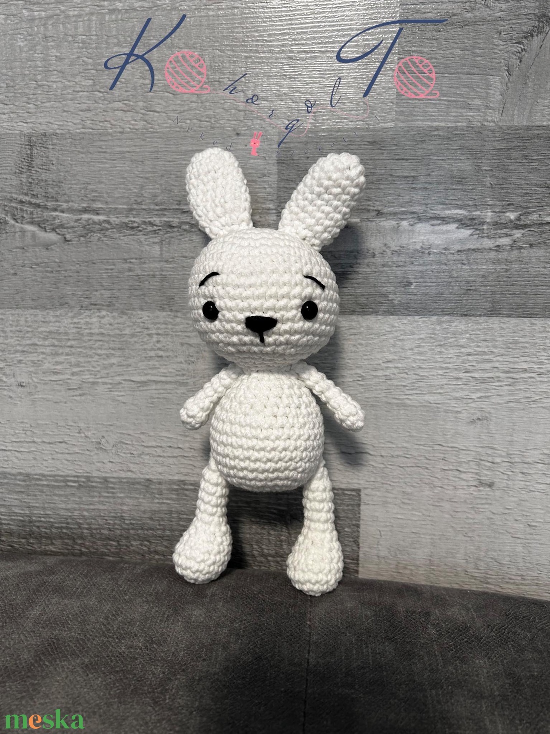 Horgolt amigurumi nyuszi - játék & sport - plüssállat & játékfigura - nyuszi - Meska.hu Horgolt amigurumi nyuszi - játék & sport - plüssállat & játékfigura - nyuszi - Meska.hu