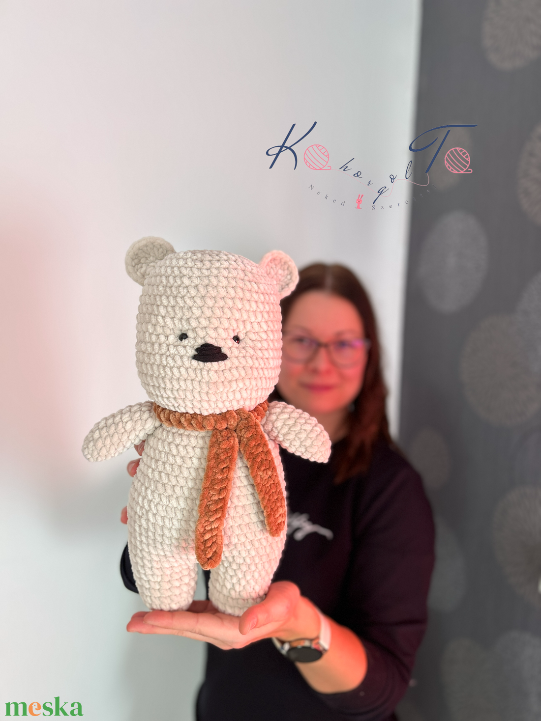 33 cm-es amigurumi horgolt maci - játék & sport - plüssállat & játékfigura - maci - Meska.hu 33 cm-es amigurumi horgolt maci - játék & sport - plüssállat & játékfigura - maci - Meska.hu