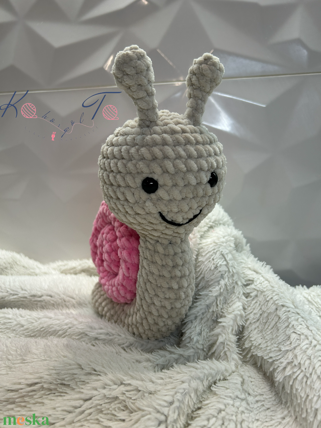 26 cm-es amigurumi horgolt csiga - játék & sport - plüssállat & játékfigura - csiga - Meska.hu 26 cm-es amigurumi horgolt csiga - játék & sport - plüssállat & játékfigura - csiga - Meska.hu