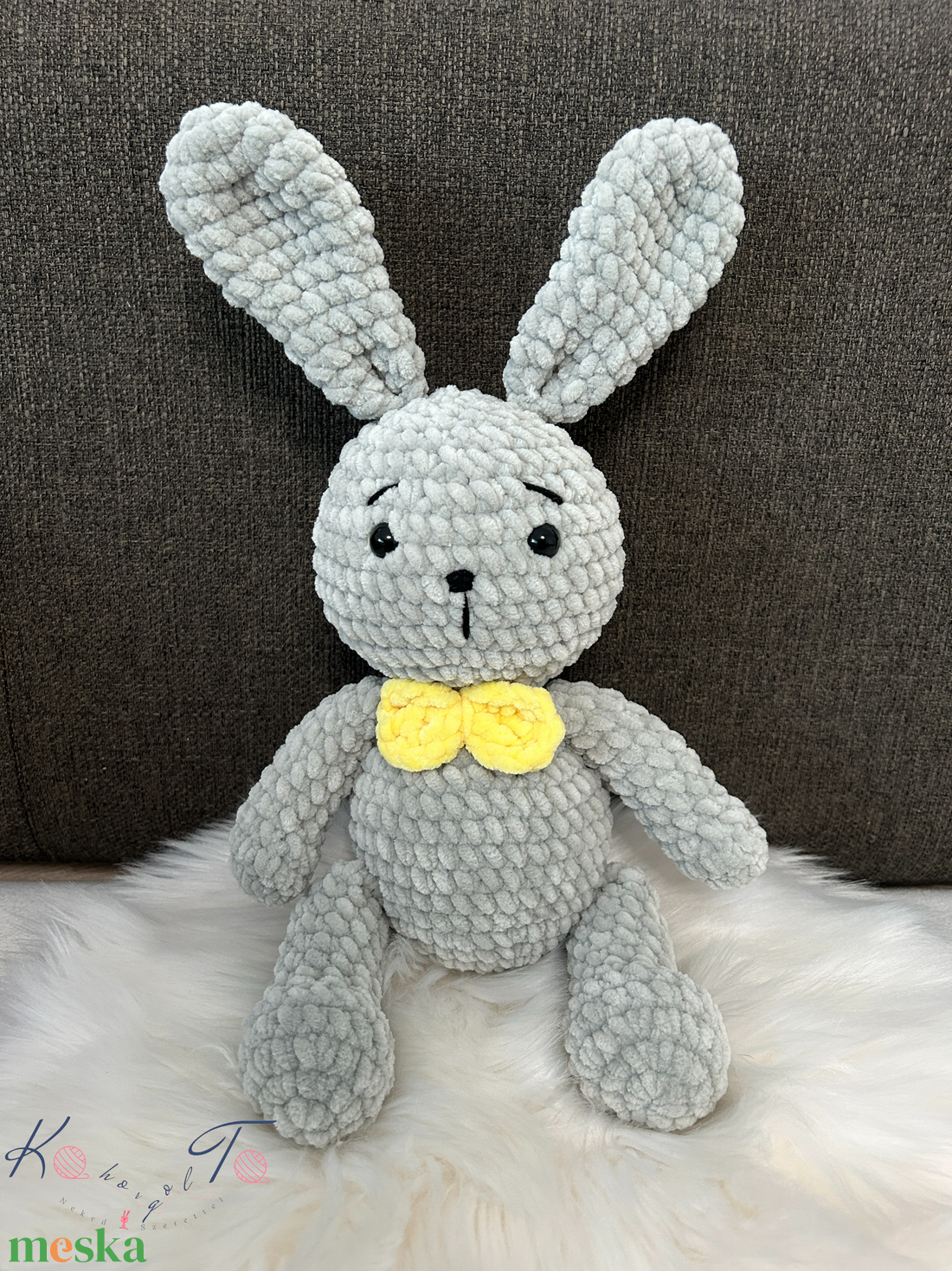 35 cm-es amigurumi horgolt fiú nyuszi - játék & sport - plüssállat & játékfigura - nyuszi - Meska.hu 35 cm-es amigurumi horgolt fiú nyuszi - játék & sport - plüssállat & játékfigura - nyuszi - Meska.hu