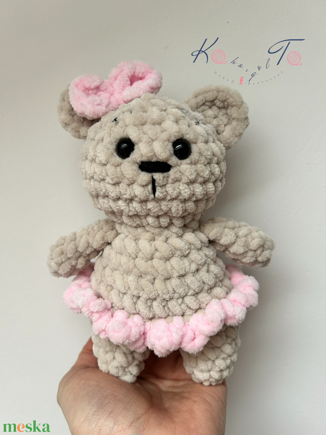 Amigurumi horgolt balerina maci - játék & sport - plüssállat & játékfigura - maci - Meska.hu Amigurumi horgolt balerina maci - játék & sport - plüssállat & játékfigura - maci - Meska.hu