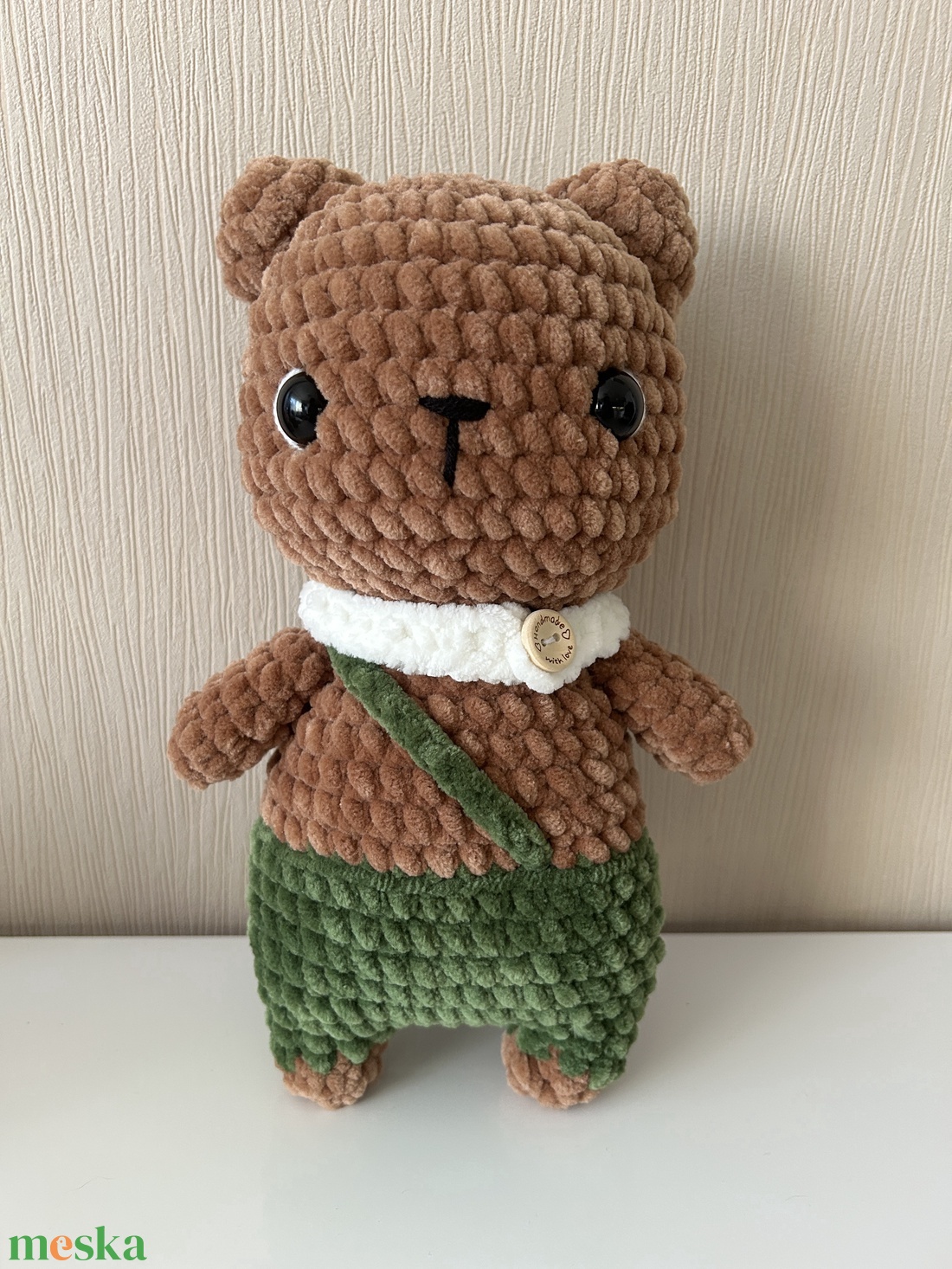 Amigurumi horgolt sálas maci - játék & sport - plüssállat & játékfigura - maci - Meska.hu Amigurumi horgolt sálas maci - játék & sport - plüssállat & játékfigura - maci - Meska.hu