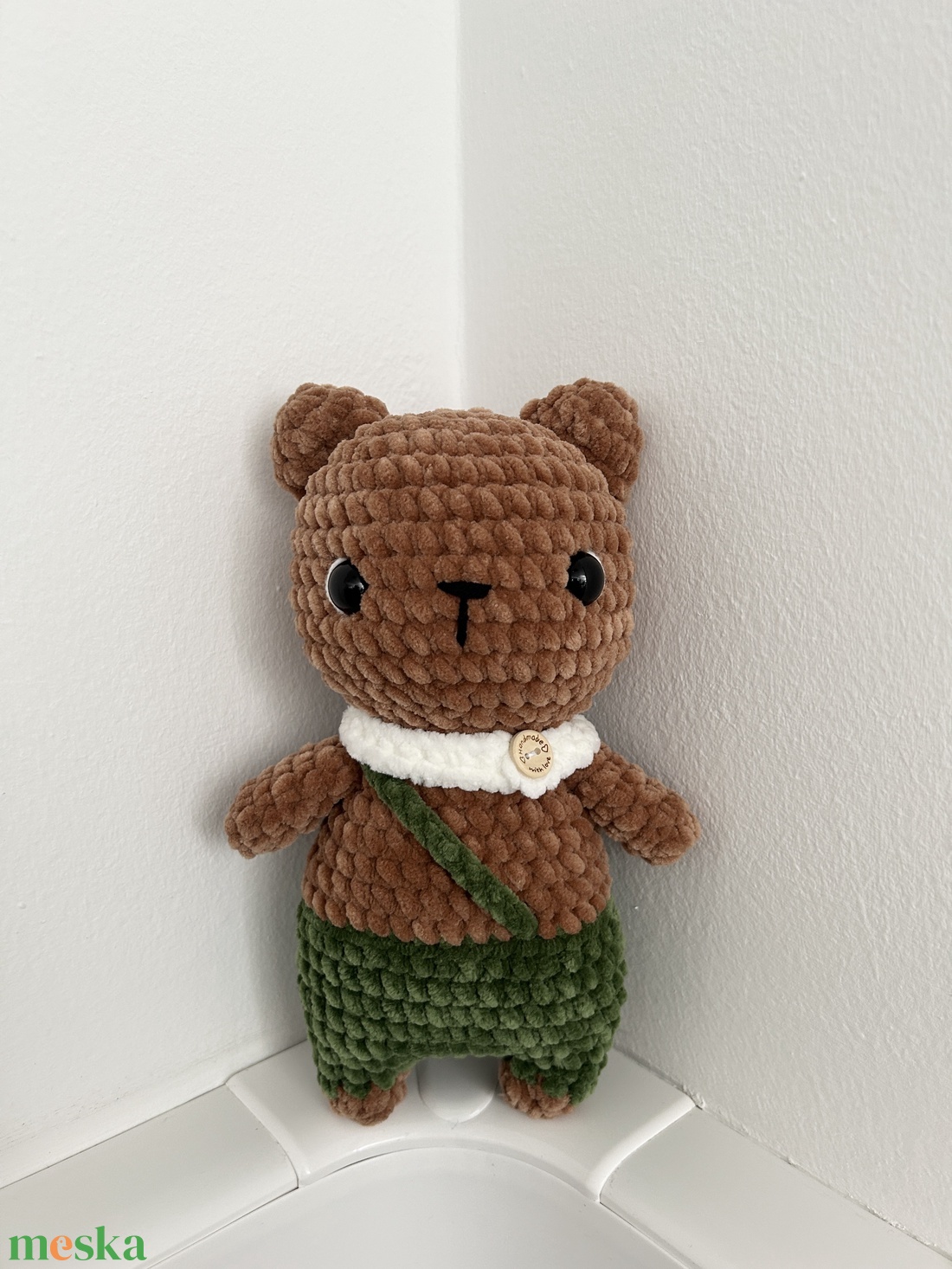 Amigurumi horgolt sálas maci - játék & sport - plüssállat & játékfigura - maci - Meska.hu Amigurumi horgolt sálas maci - játék & sport - plüssállat & játékfigura - maci - Meska.hu