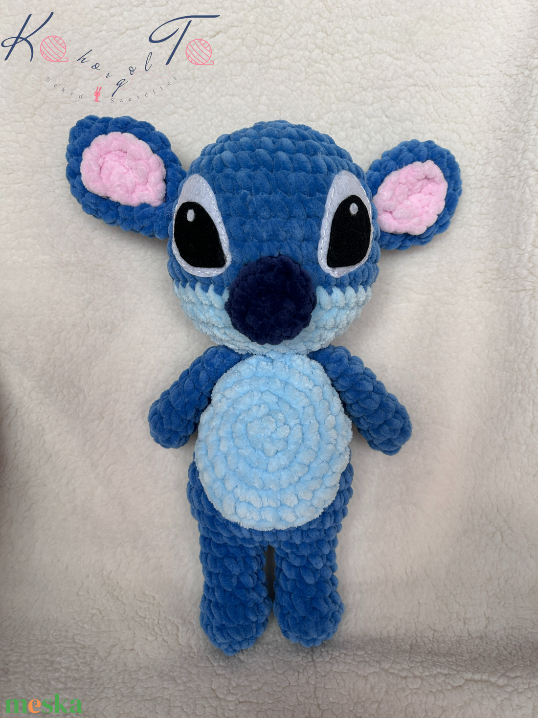 Amigurumi horgolt Stitch - játék & sport - plüssállat & játékfigura - plüss mesefigurák - Meska.hu Amigurumi horgolt Stitch - játék & sport - plüssállat & játékfigura - plüss mesefigurák - Meska.hu