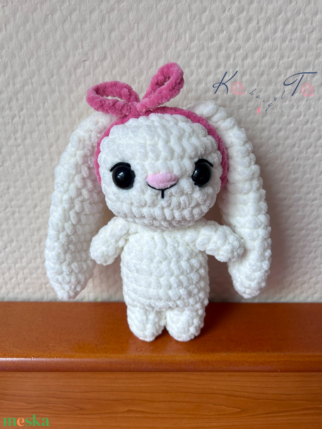 Amigurumi horgolt hajpántos nyuszi - játék & sport - plüssállat & játékfigura - nyuszi - Meska.hu Amigurumi horgolt hajpántos nyuszi - játék & sport - plüssállat & játékfigura - nyuszi - Meska.hu