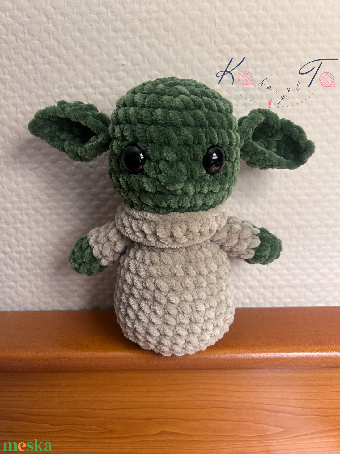 Amigurumi horgolt Baby Yoda / Grogu - játék & sport - plüssállat & játékfigura - plüss mesefigurák - Meska.hu Amigurumi horgolt Baby Yoda / Grogu - játék & sport - plüssállat & játékfigura - plüss mesefigurák - Meska.hu